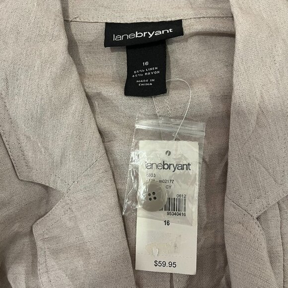 Lane Bryant Light Gray Blazer - Picture 4 of 4